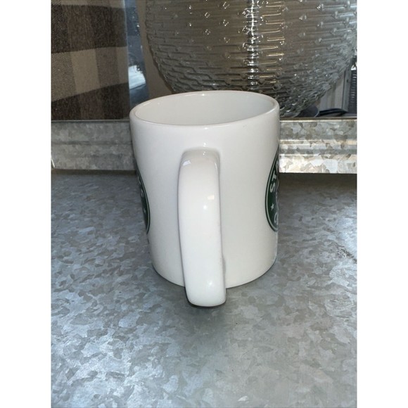 Starbucks Coffee Company Mug Ceramic Logo Drinking Cup 2005 Solid White 9 oz. - Picture 2 of 6